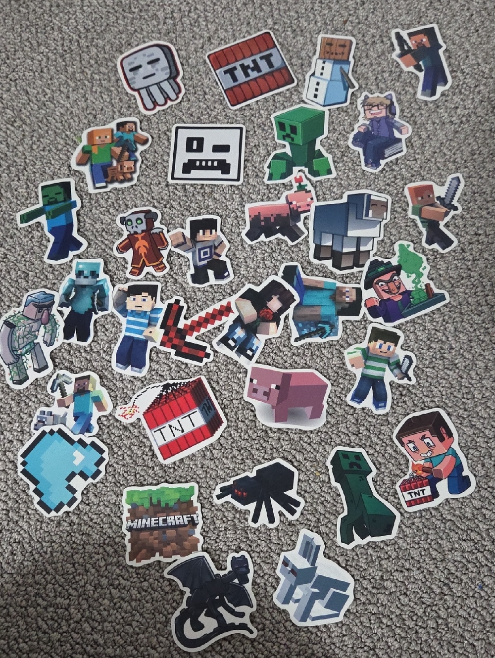32 Minecraft Stickers